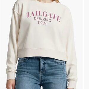 Wildfox tailgate Elyse Drinking Game Sweatshirt